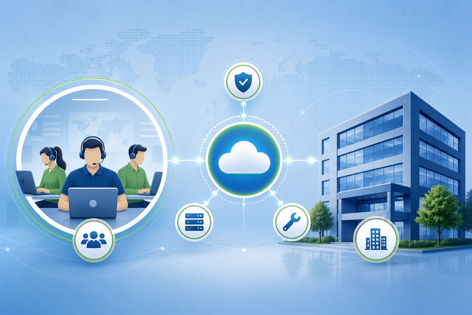 Timeline de implantación outsourcing IT: auditoría, plan, migración, soporte